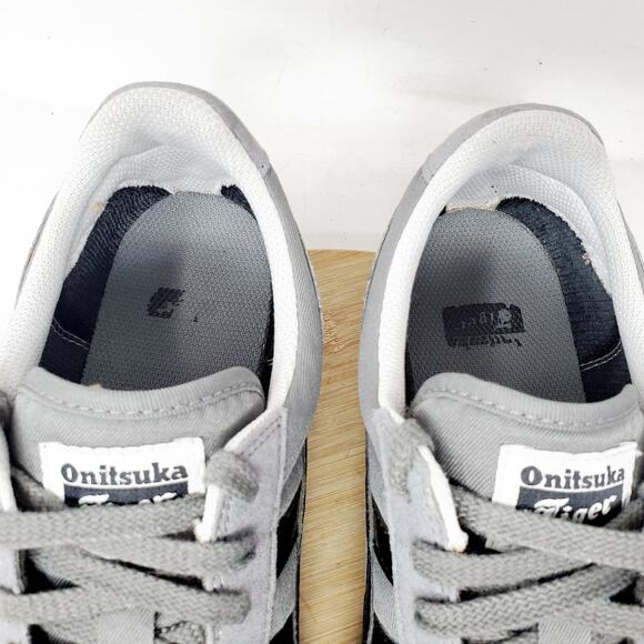 Onitsuka Tiger Shoes Womens 9 Ultimate 81 Grey Black Retro Sneaker - Picture 6 of 16